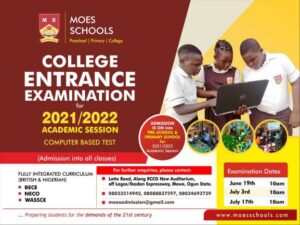 Read more about the article College Entrance Examination For 2021/2022 Academic Session